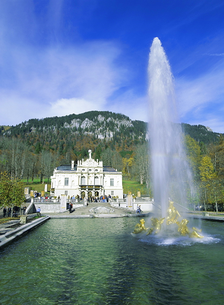 Linderhof Castle, Bavaria, Germany, Europe