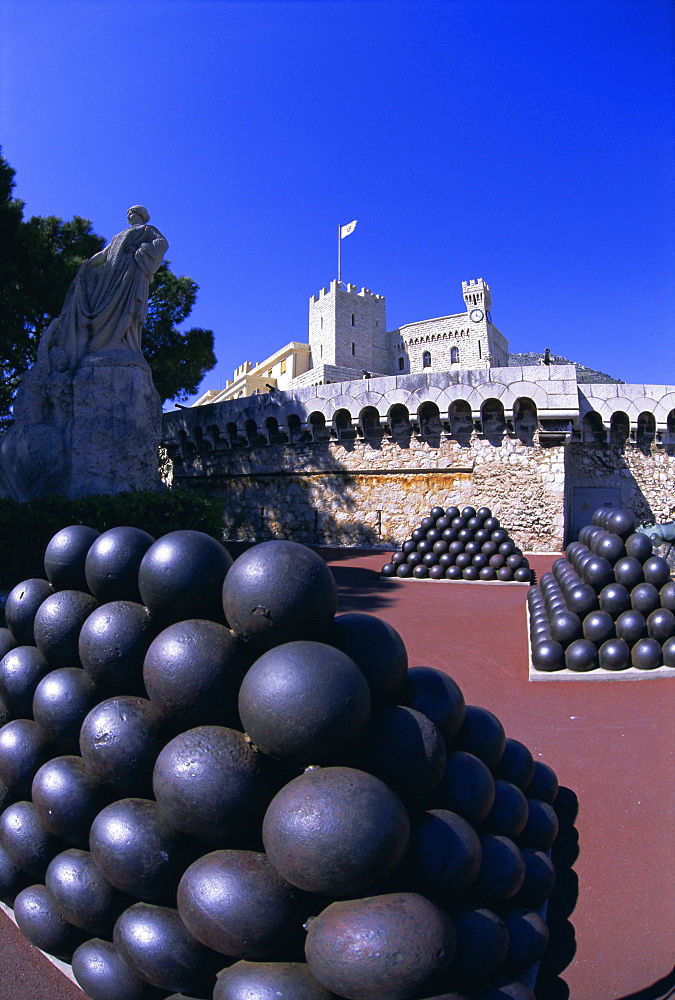 Palais du Prince, Monaco, Cote d'Azur, Mediterranean, Europe