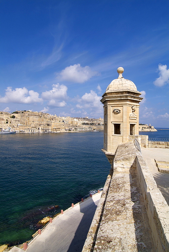 Fort St. Michael, Senglea, Grand Harbour, Valletta, Malta, Mediterranean, Europe