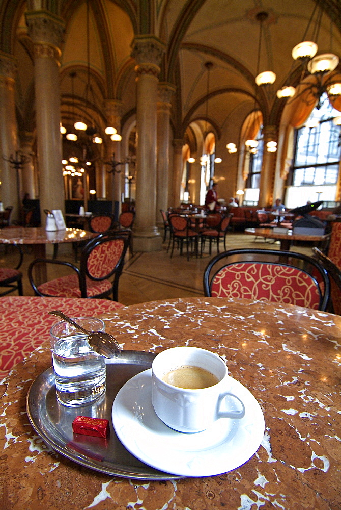 Cafe Central, Herrengasse, Vienna, Austria, Europe