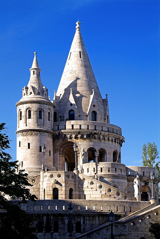 Fisherman's Bastion, Castle Hill, Budapest, Hungary, Europe