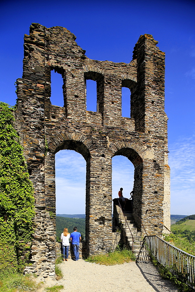 Grevenburg Castle Ruin, Traben-Trabach, Moselle Valley, Rhineland-Palatinate, Germany, Europe