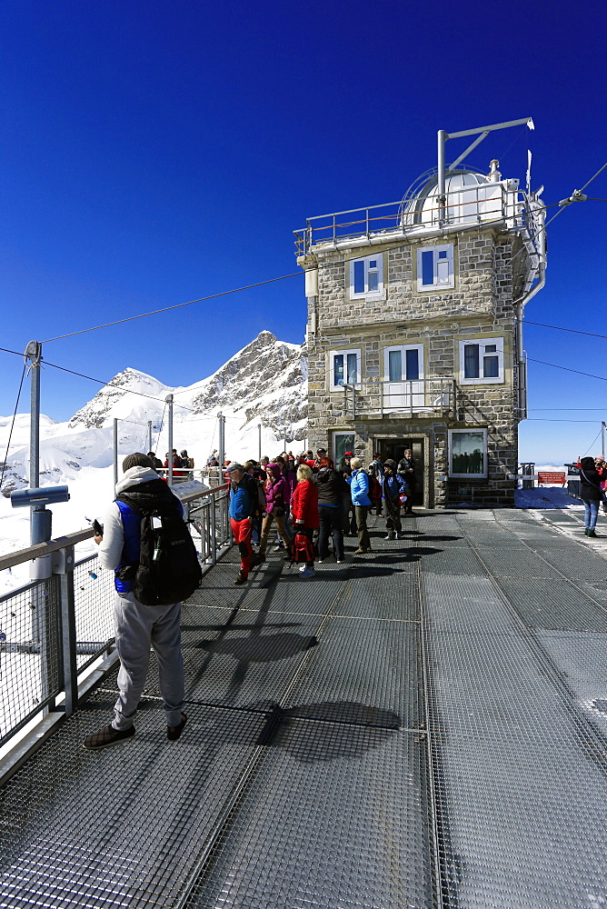 Sphinx at Jungfraujoch, Grindelwald, Bernese Oberland, Canton of Bern, Switzerland, Europe