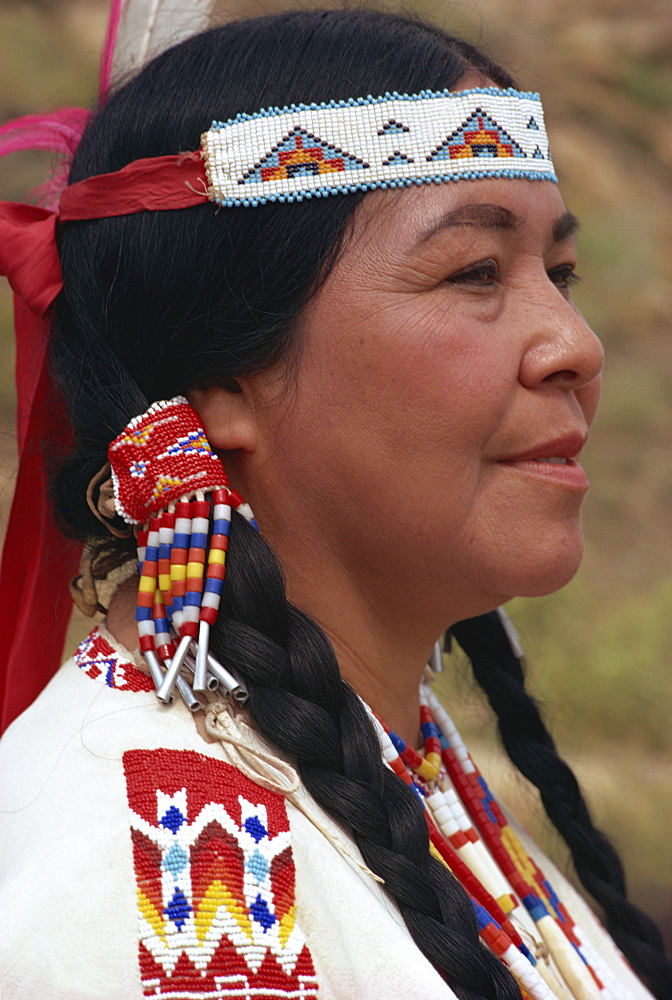 Wife of Kiowa Indian chief, Gallup, New Mexico, United States of America, North America