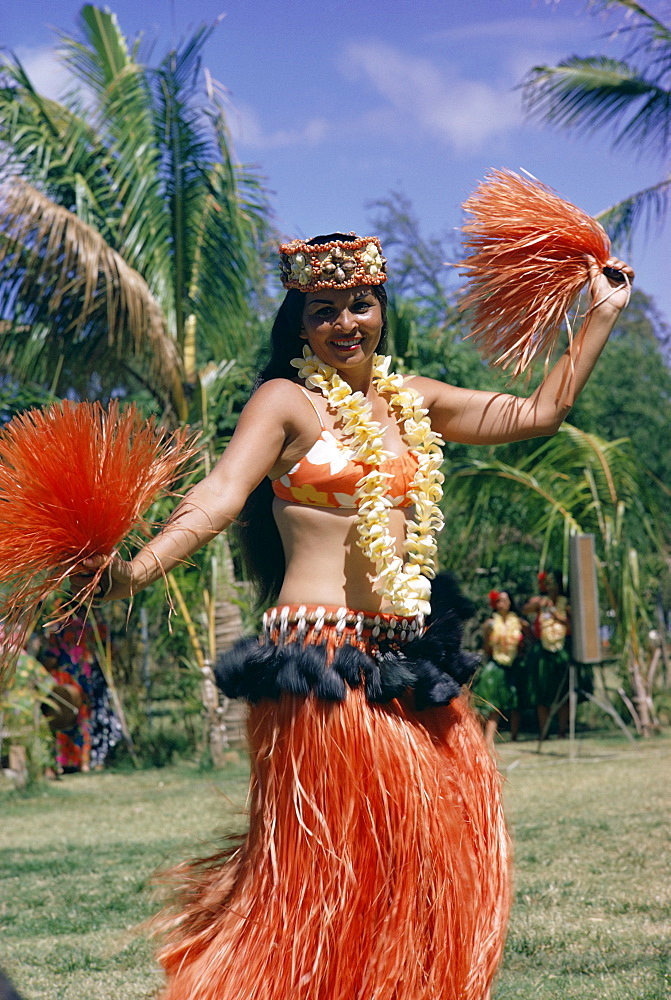 Hula dance in Kapiolani Park, Waikiki, Hawaii, Hawaiian Islands, Pacific, United States of America, North America