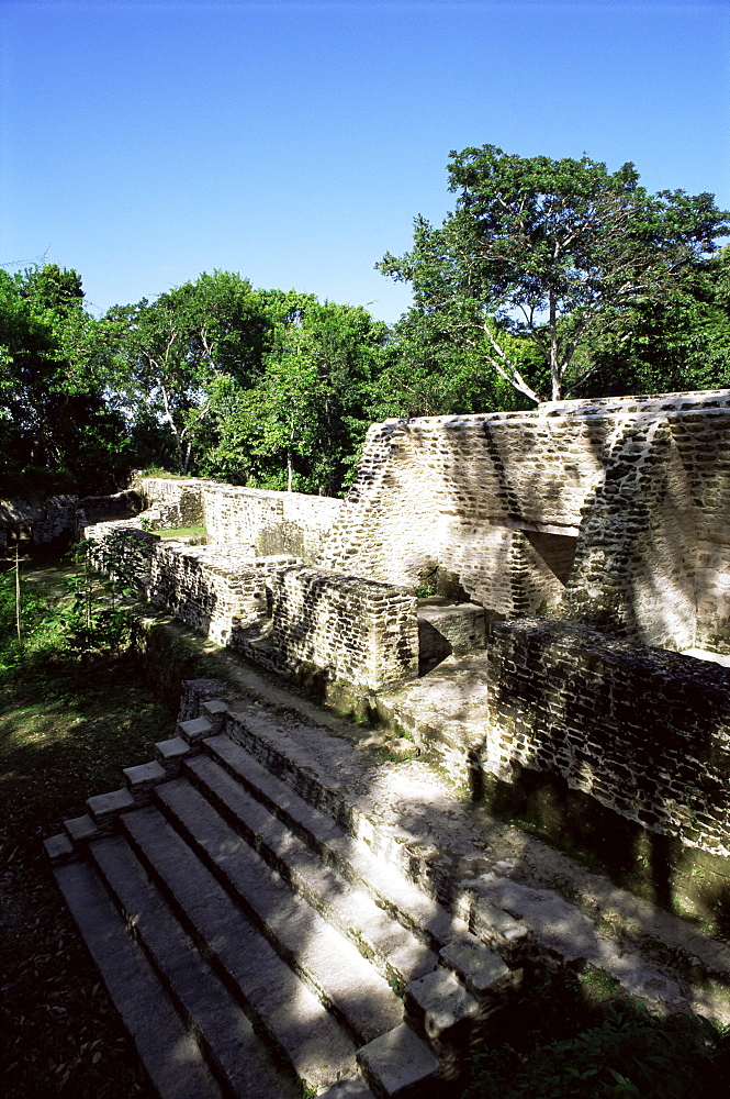 Structure 1, Cahal Pech, Belize, Central America