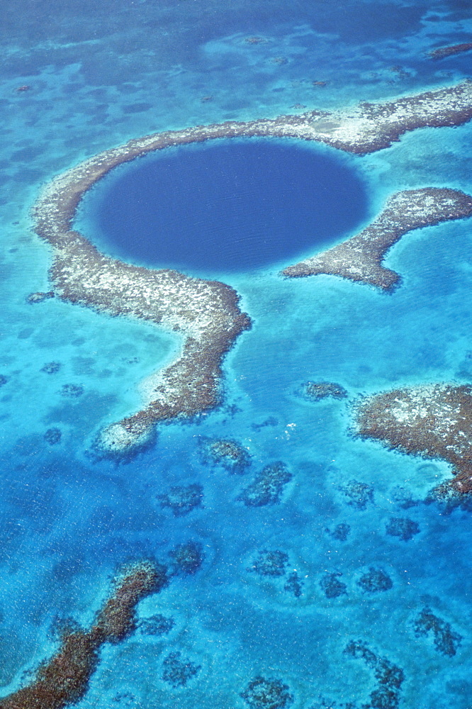 Blue Hole, Lighthouse Reef, Belize, Central America