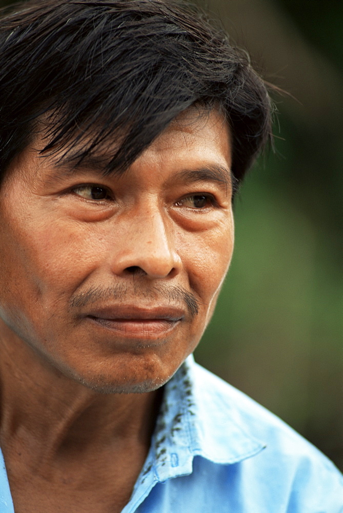 Mayan man, Hellgate, Toledo District, Belize, Central America