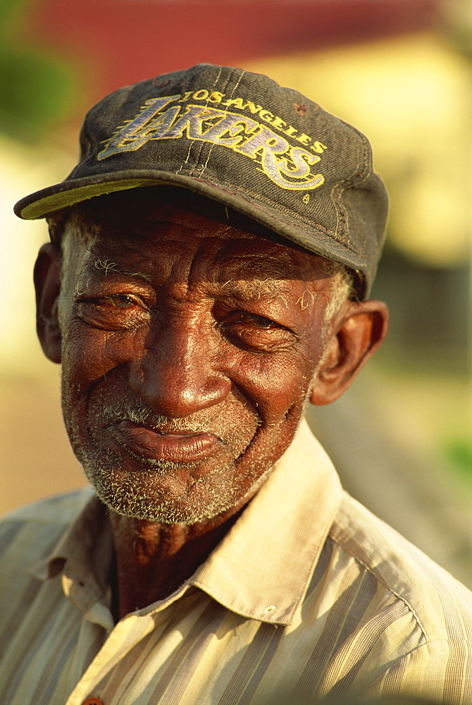 Old Creole man, Dangriga, Belize, Central America