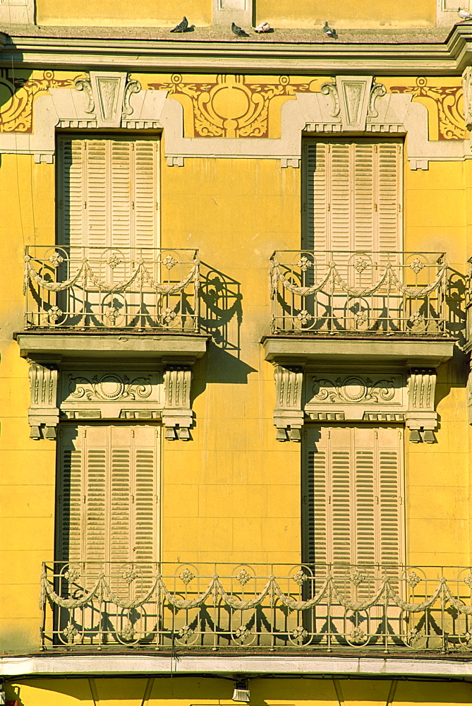 Balconies, Madrid, Spain, Europe