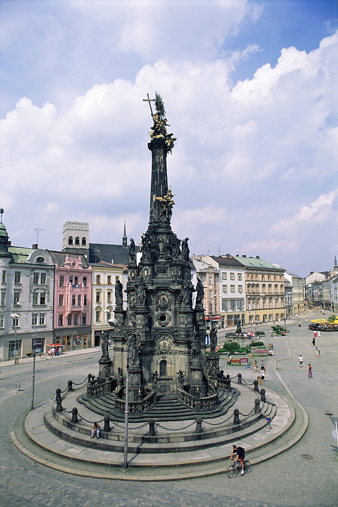 Holy Trinity Column, UNESCO World Heritage Site, main square, Olomouc, North Moravia, Czech Republic, Europe