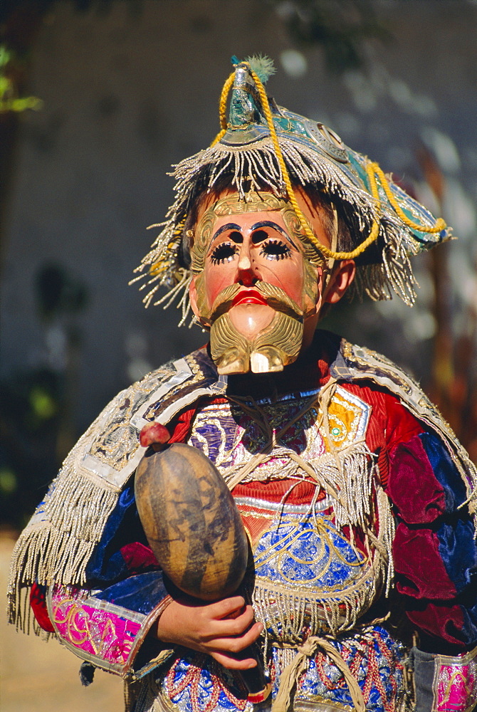 Chichicastenango, Dance of the Conquistadors, Guatemala, Central America