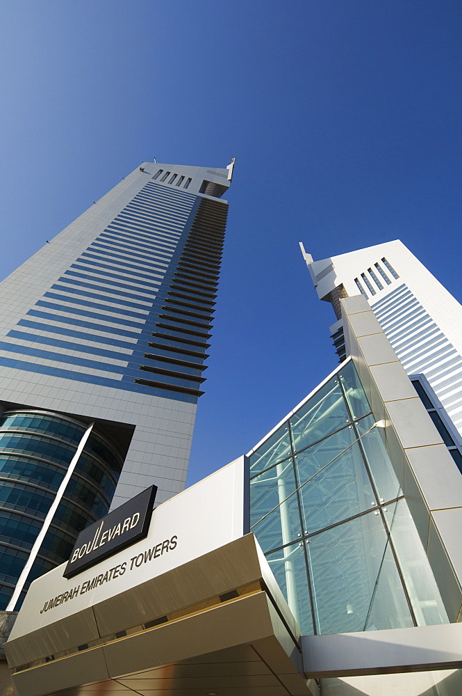 Emirates Towers, Sheikh Zayed Road, Dubai, United Arab Emirates, Middle East