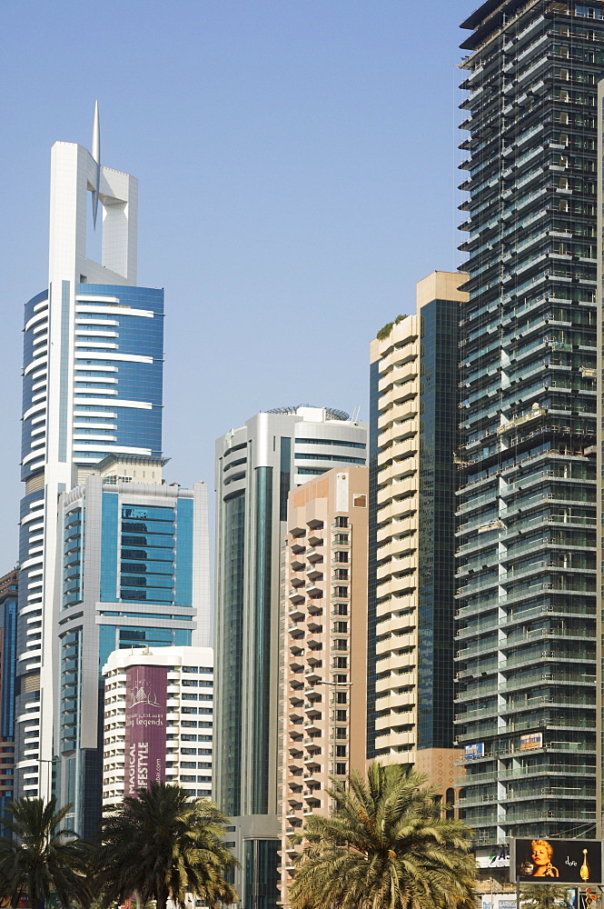 Sheikh Zayed Road, Dubai, United Arab Emirates, Middle East