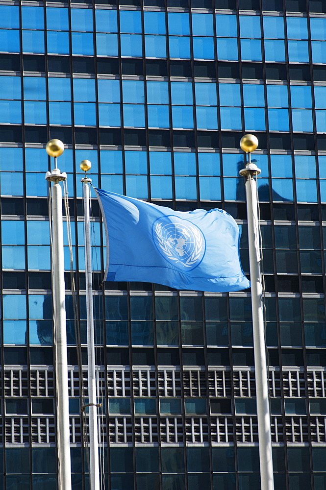 The United Nations Building, Manhattan, New York City, New York, United States of America, North America