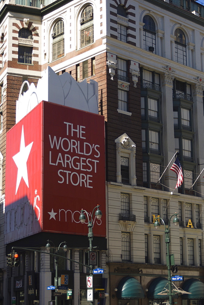 Macy's department store, Manhattan, New York City, New York, United States of America, North America