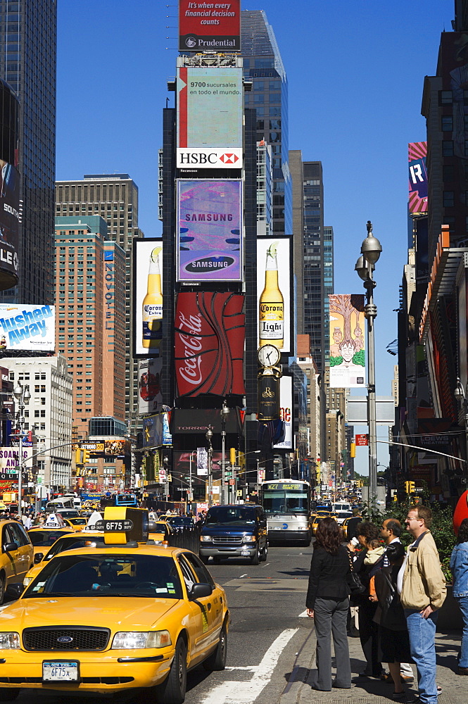 Times Square, Manhattan, New York City, New York, United States of America, North America