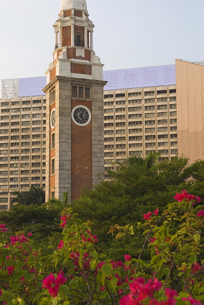 The Clocktower, once the Terminus of the old Kowloon Railway, Tsim Sha Tsui, Hong Kong, China, Asia