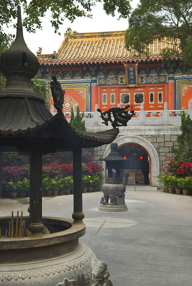 Po Lin Monastery, Lantau Island, Hong Kong, China, Asia