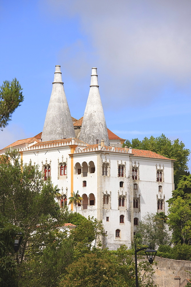 Sintra National Palace, formerly the Royal or Town Palace, Sintra, UNESCO World Heritage Site, Portugal, Europe