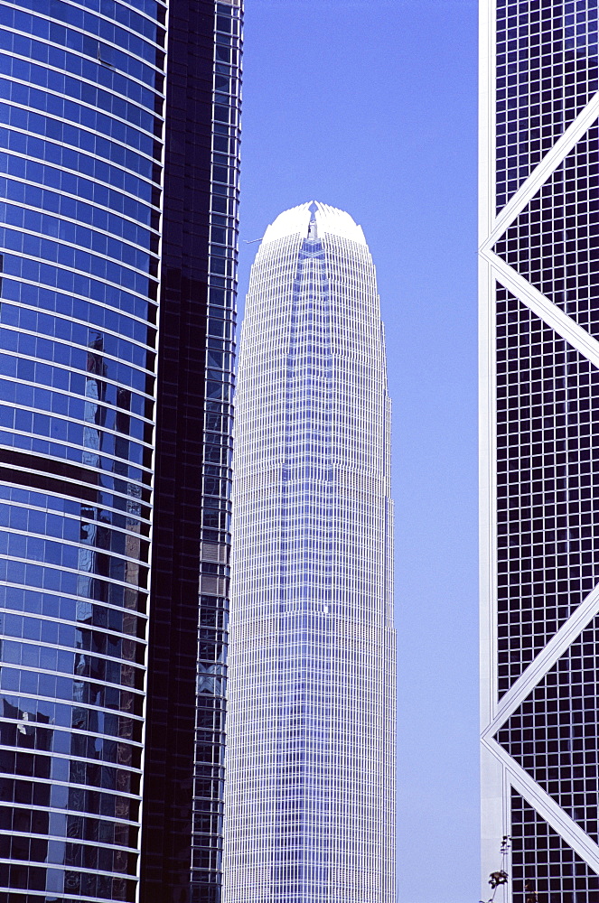 Two IFC Building in centre, Central, Hong Kong Island, Hong Kong, China, Asia