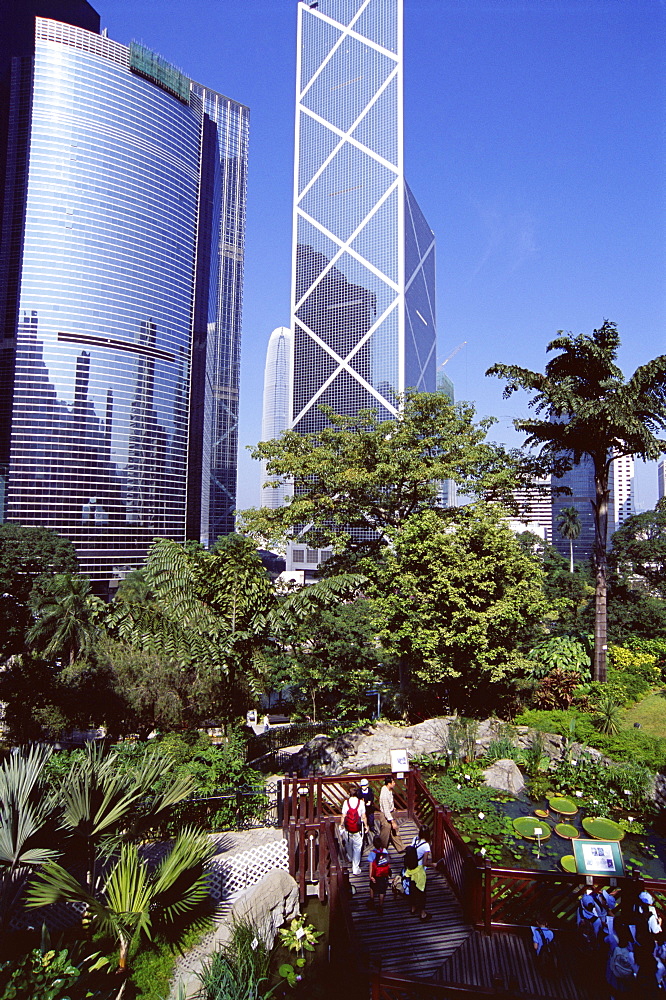 Hong Kong Park, Central, Hong Kong Island, Hong Kong, China, Asia