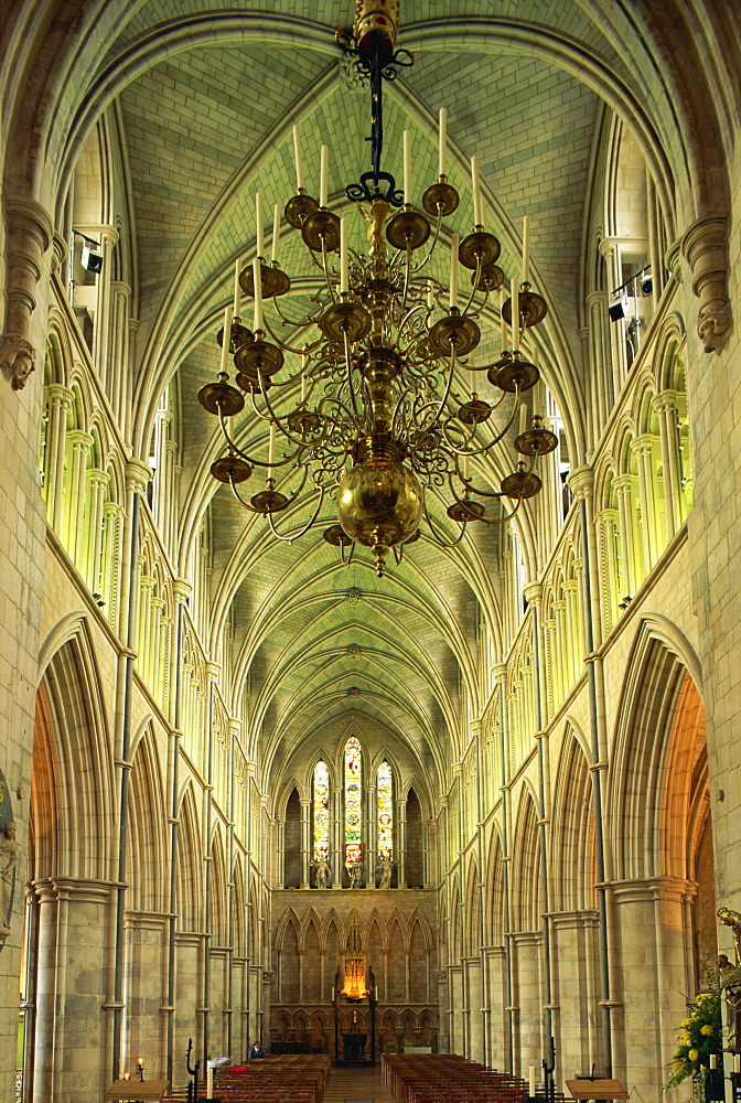 Interior of Southwark Cathedral, Southwark, south London, England, United Kingdom, Europe