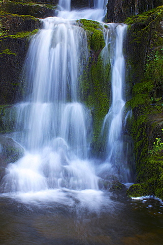 Waterfall, Glen Artney, near Crieff, Perthshire, Scotland, United Kingdom, Europe