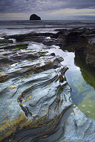 Trebarwith Strand, Cornwall, England, United Kingdom, Europe