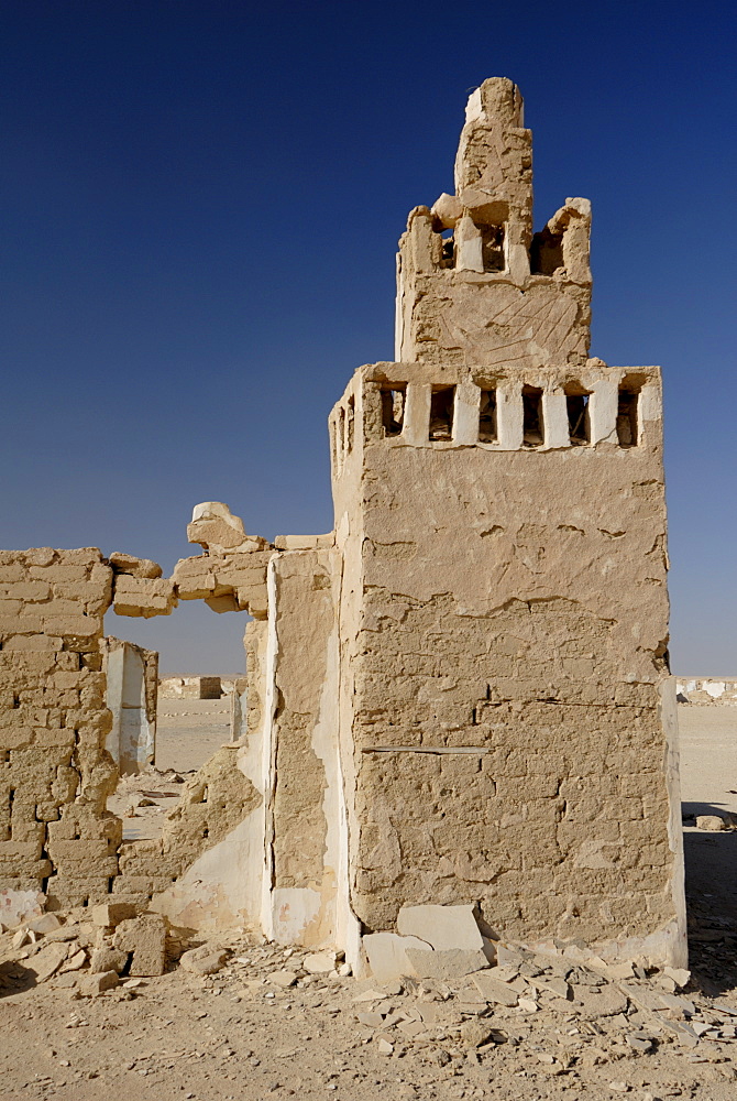 Ancient mosque, Oasis of Siwa, Egypt, North Africa, Africa