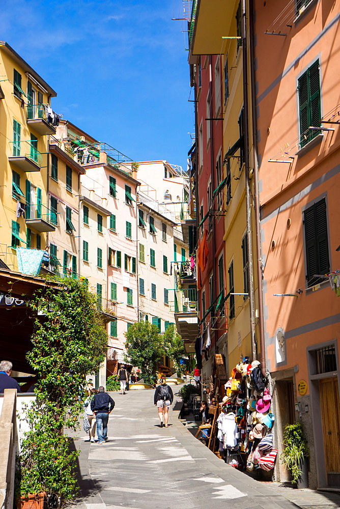 Manarola, Riomaggiore, Cinque Terre, UNESCO World Heritage Site, Liguria, Italy, Europe