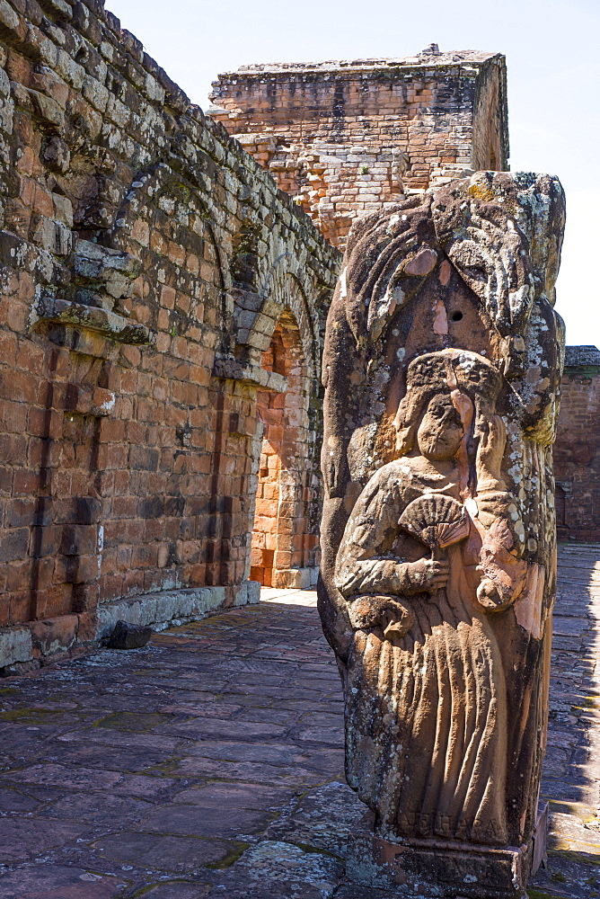 La Santisima Trinidad de Parana, one of the best preserved Jesuit Missions, UNESCO World Heritage Site, Paraguay, South America