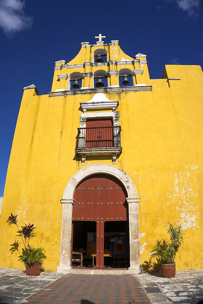 Templo del Dulce Nombre de Jesus, Campeche, UNESCO World Heritage Site, Yucatan, Mexico, North America