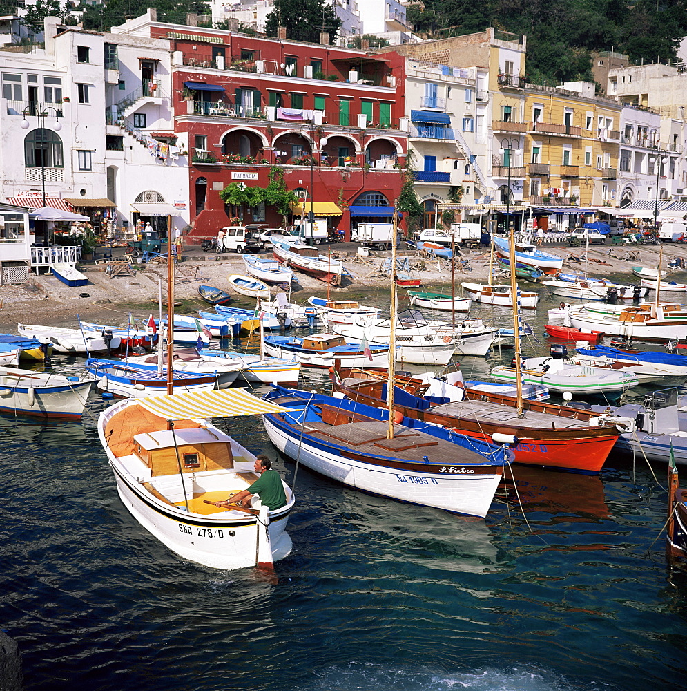 Marina Grande, island of Capri, Campania, Italy, Mediterranean, Europe