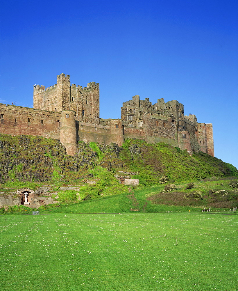 Bamburgh Castle, Northumberland, England, United Kingdom, Europe