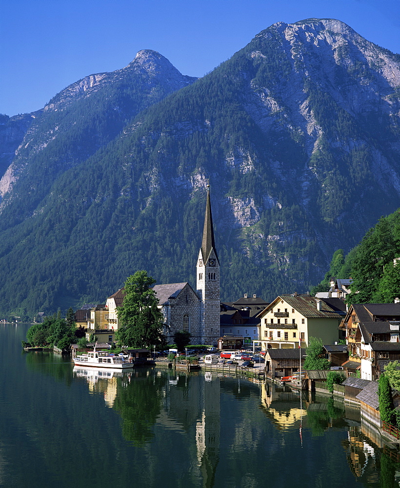 Hallstatt, Salzkammergut, UNESCO World Heritage Site, Austria, Europe