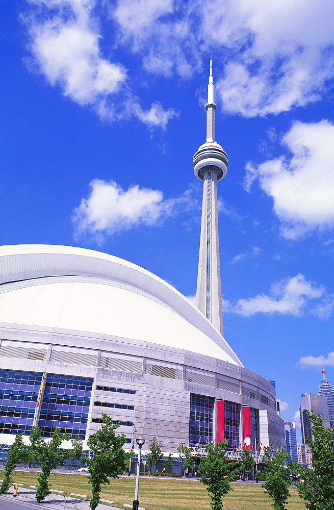 CN Tower and Skydome, Toronto, Canada