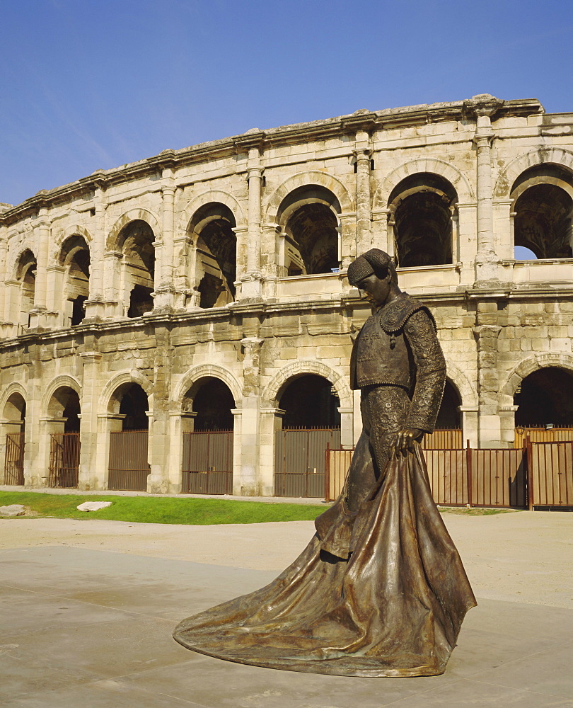 Roman Arena, Nimes, Languedoc, France, Europe