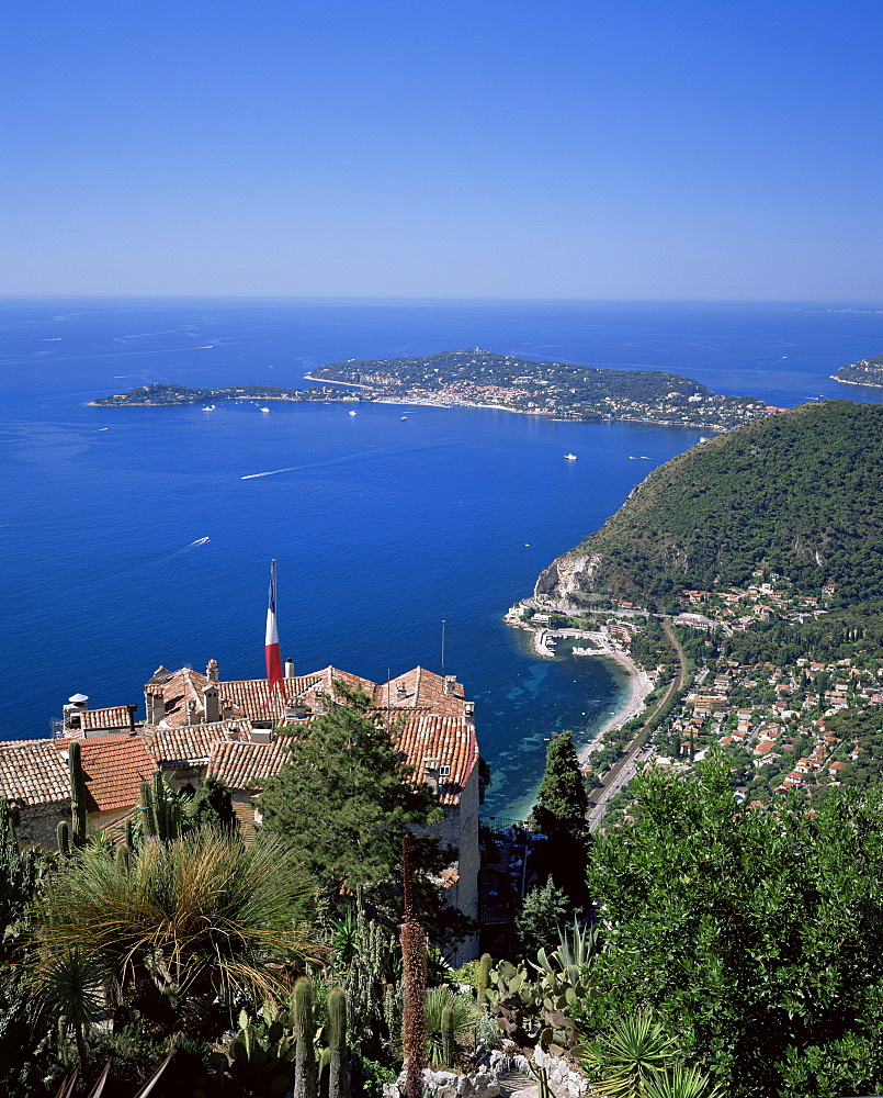 Eze and St. Jean-Cap-Ferrat, Cote d'Azur, Provence, France, Mediterranean, Europe