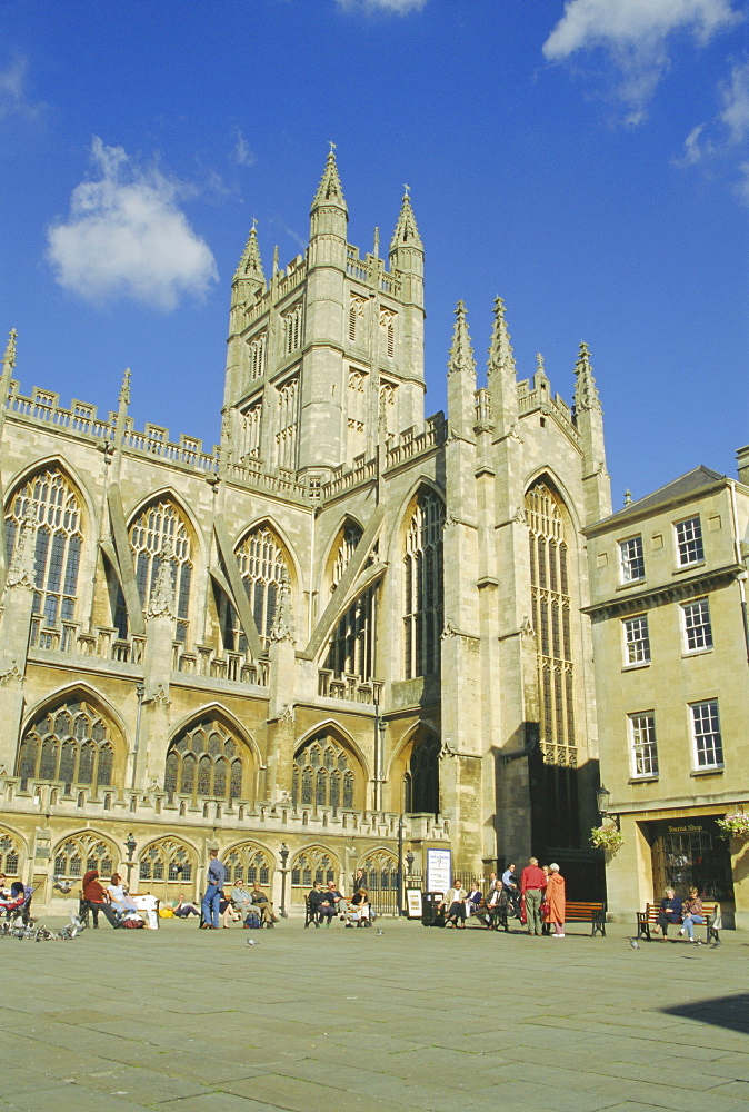 Bath Abbey, Bath, Avon, England, UK