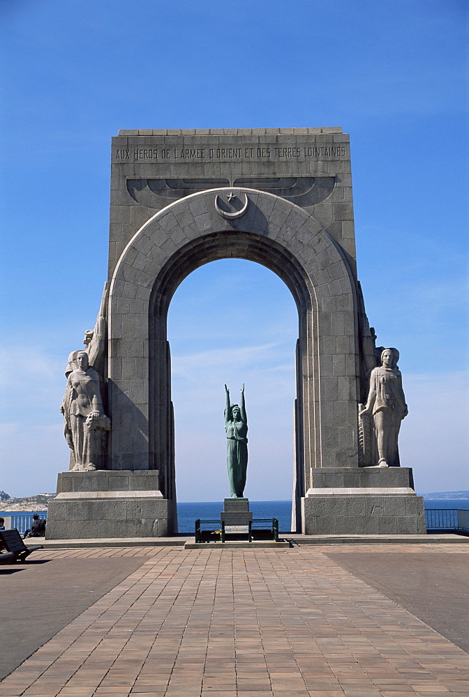 Monument aux Morts des Orients, Marseille, Bouches-du-Rhone, Provence, France, Europe