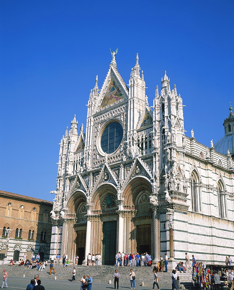 The Duomo in Siena, UNESCO World Heritage Site, Tuscany, Italy, Europe