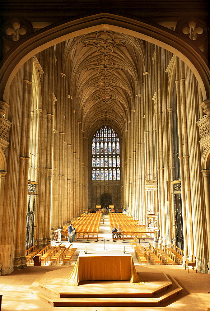 Interior, Canterbury Cathedral, UNESCO World Heritage Site, Kent, England, United Kingdom, Europe