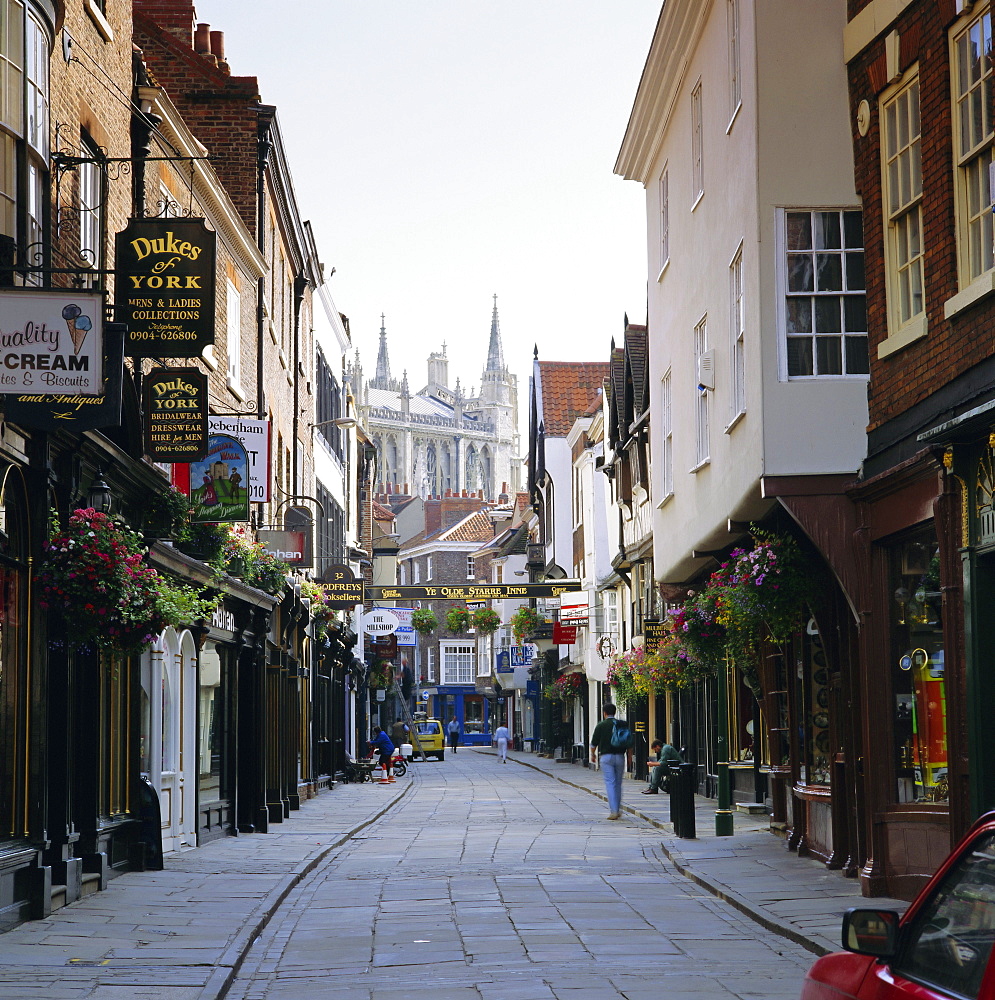 Stonegate, York, Yorkshire, England, UK, Europe