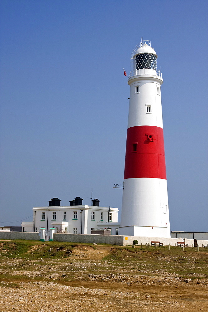 Portland Bill Lighthouse, Isle of Portland, Weymouth, Dorset, England, United Kingdom, Europe