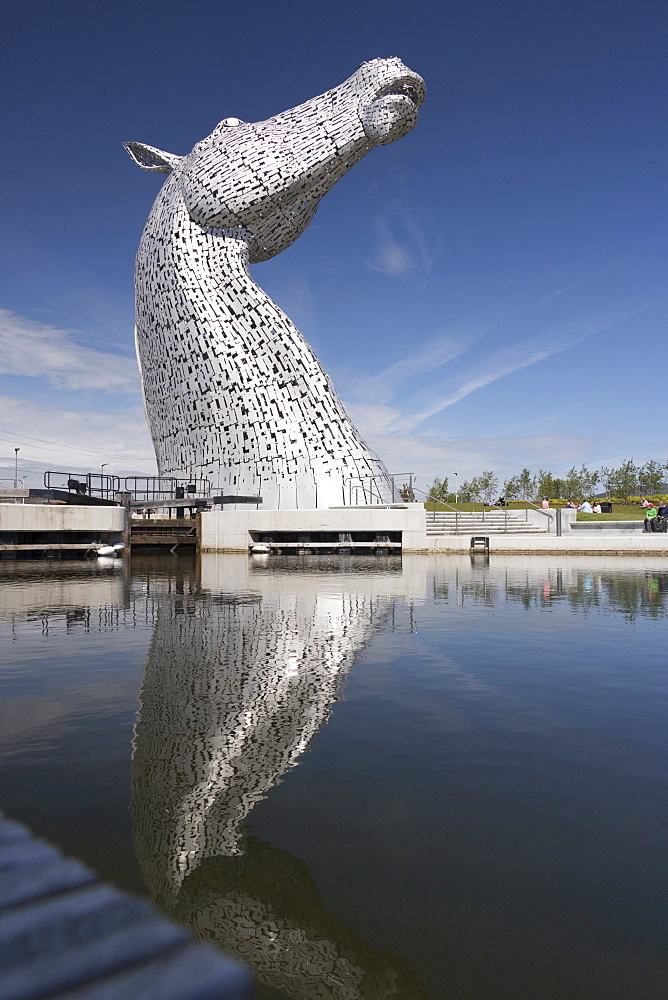 The Kelpies by Andy Scott, Helix Park, Falkirk, Scotland, United Kingdom, Europe