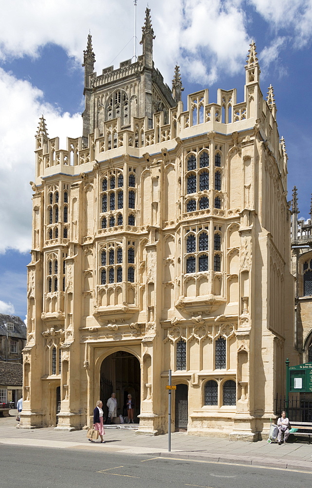 South Porch, Church of St. John Baptist, Cirencester, Gloucestershire, England, United Kingdom, Europe