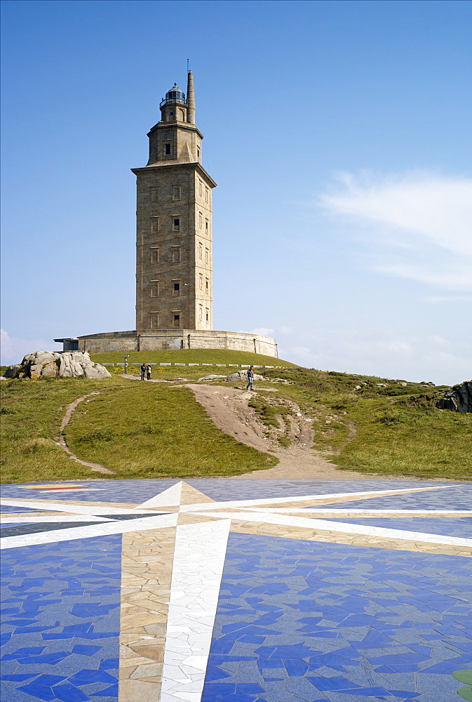 Tower of Hercules (Torre de Hercules), A Coruna, Galicia, Spain, Europe