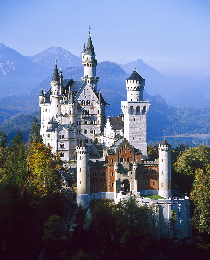 Neuschwanstein Castle, Fussen Bavaria, South Germany 