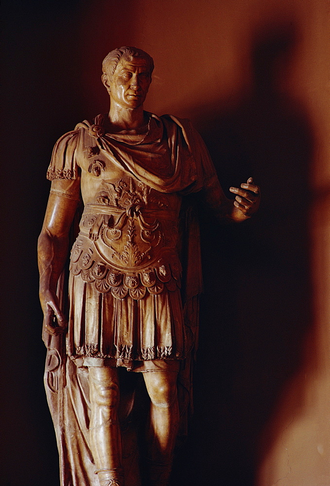 Statue of Julius Caesar in the Council Chamber, Capitol Hill, Rome, Lazio, Italy, Europe